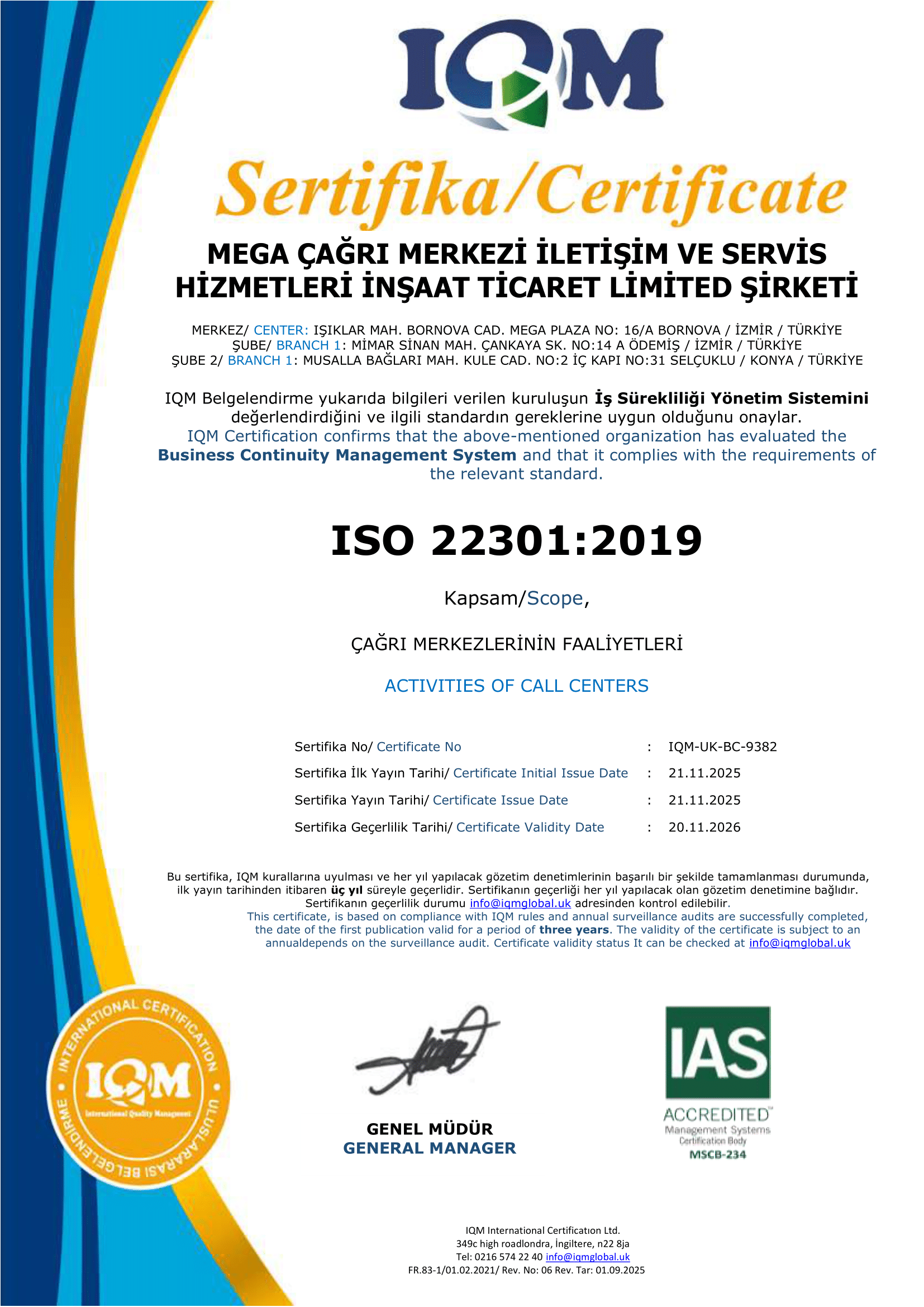 ISO 22301